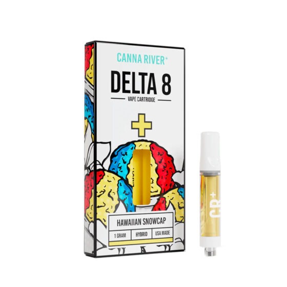 Delta 8 THC Vape Cartridge – Hawaiian Snowcap – Hybrid 1g – Canna River