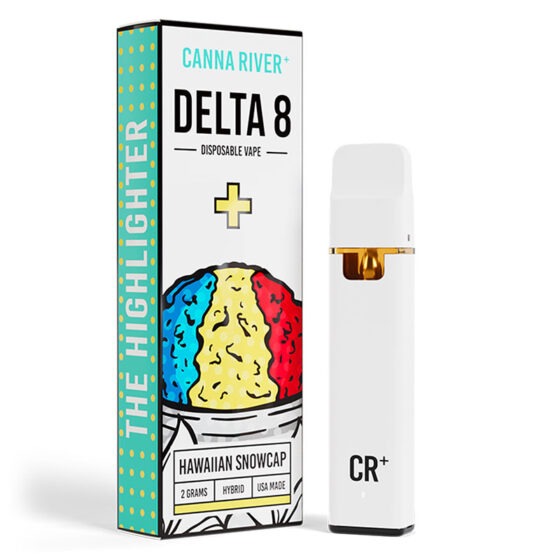 Highlighter Delta 8 THC Vape Pen – Hawaiian Snowcap – Hybrid 2g – Canna River