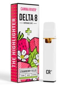 Highlighter Delta 8 THC Vape Pen – Strawberry Fields – Indica 2g – Canna River