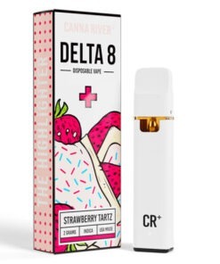 Highlighter Delta 8 THC Vape Pen – Strawberry Tartz – Indica 2g – Canna River