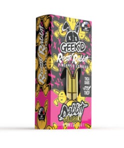 Delta 8 THC Vape Cartridge with THC-A + THC-P – Rosin Rabbit & Pineapple Express – Geek’d