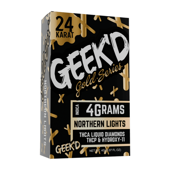 Live Resin Delta 8 THC Vape Pen with THC-A – Northern Lights (Indica) – 4g – Geek’d
