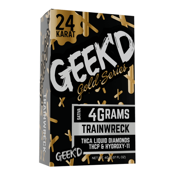 Live Resin Delta 8 THC Vape Pen with THC-A – Trainwreck (Sativa) – 4g – Geek’d