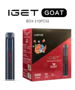 iGET Goat Wholesale 5000 Puffs – Display Box of 10 Units