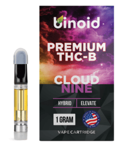 THC-B Vape Cartridge – Cloud Nine – Hybrid 1g – Binoid