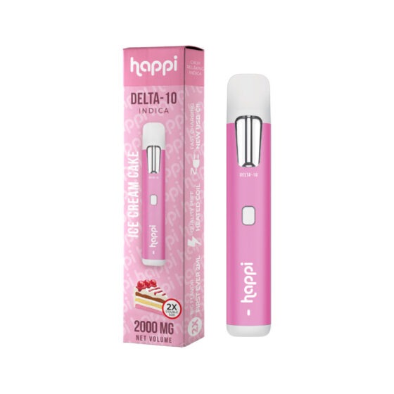 Cannabis Pen – Ice Cream Cake D10 Disposable Vape Pen – 2ml by Happi
