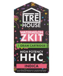 Live Resin HHC Vape Cartridge – Watermelon Zkit – Indica 1g – TRĒ House