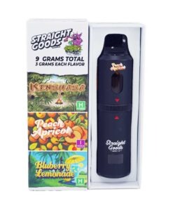 Straight Goods – Triple Chamber Vape – Kinshasa + Peach Apricot + Blueberry Lemonade (3 Grams + 3 Grams + 3 Gram)